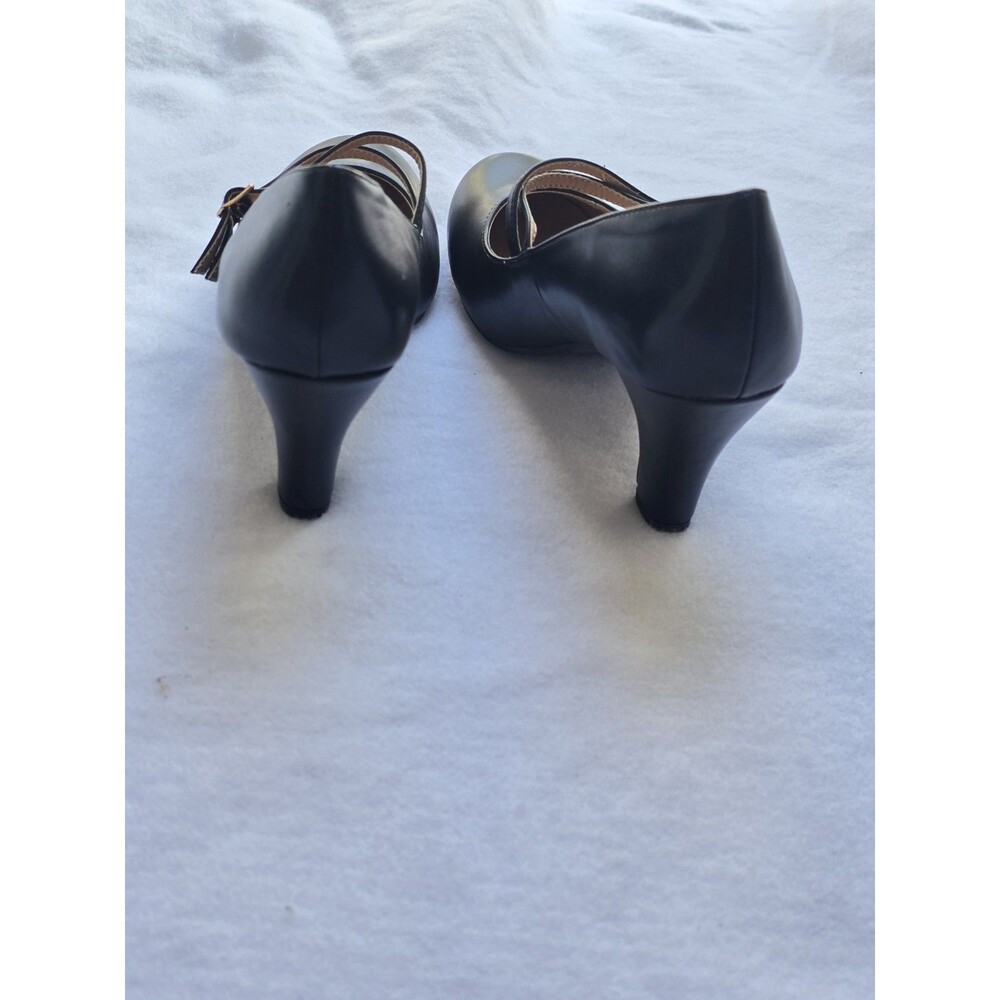 Journee Collection Womens Black Windy Mary Jane Pumps Size 9 - Picture 3 of 14